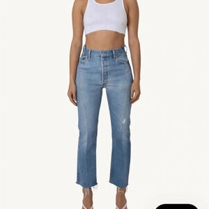 NWT EB Denim OG Reinvented Shifted Segments Asymmetrical Waist 29